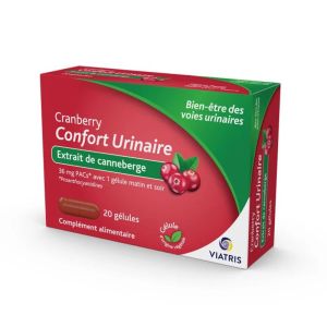 Cranberry - Confort urinaire - 20 Gélules