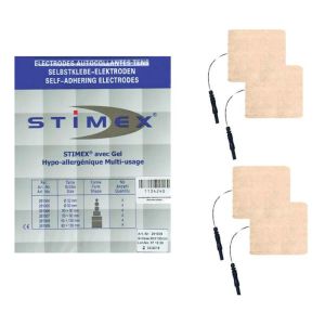 Electrodes rectangulaires STIMEX 8x13cm - Par 4