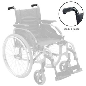 Poignée de dossier pour fauteuil roulant Action 2 - 20 mm