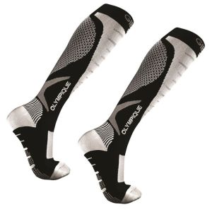 Chaussettes de compression - Sport Gris - La paire