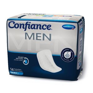 Protection urinaire Homme Confiance Protection Men - 4 gouttes - Paquet de 14