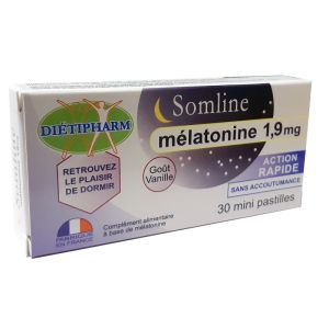 Somline Mélatonine 1,9 mg - 30 mini pastilles
