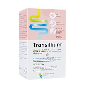 Transillium Gélules - Confort digestif et intestinal - Boîte de 100
