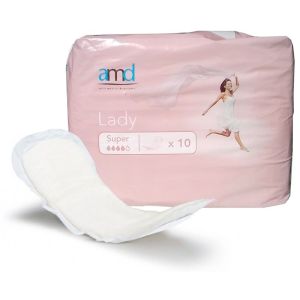 AMD Lady Super - Protection contre les fuites urinaires féminines - Paquet de 10