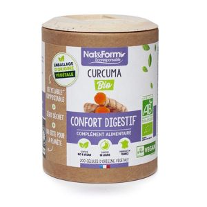 Curcuma Bio - Confort Digestif et Articulation - 90 gélules végétales