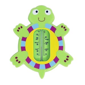 Thermomètre de Bain à Colonne sans Mercure - Forme de tortue