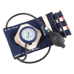 Tensiomètre Vaquez-Laubry Classic brassard avec sangles coton bleu marine - Taille M