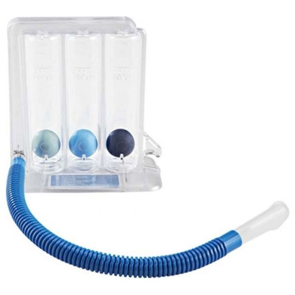 Spiromètre d'entraînement débitmétrique pour la rééducation respiratoire Triflo 2