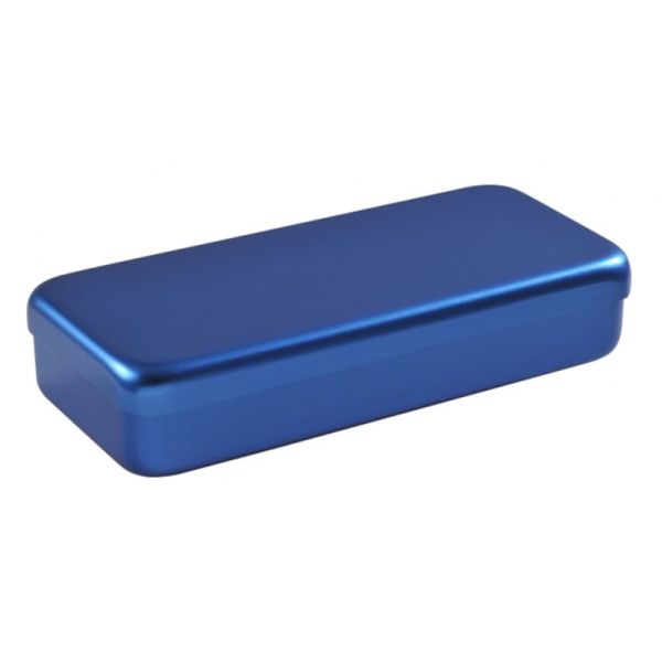 Boîte 17 x 7 cm - Aluminium - Bleu