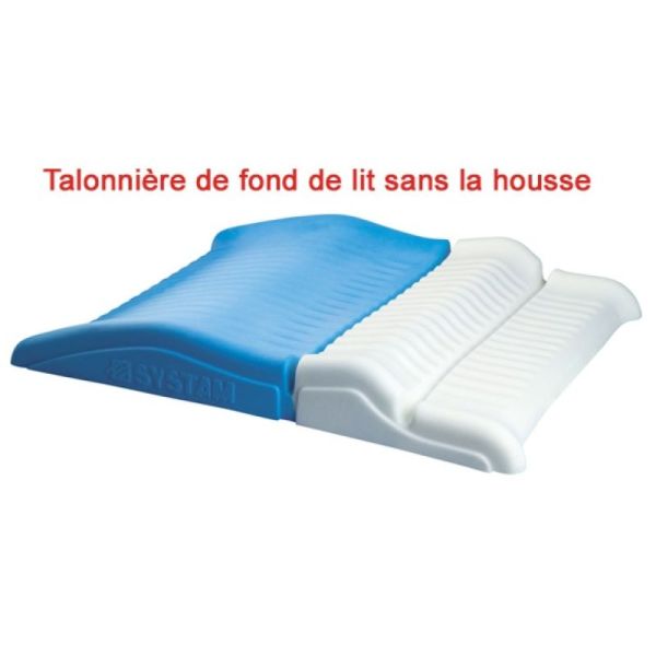 Dispositif fond de lit Talonnière viscoélastique anti-escarres Décharge Talon