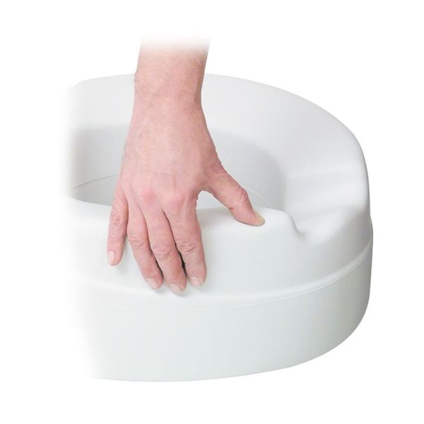 Rehausse cuvette WC souple avec Couvercle Contact Plus Neo - Hauteur 11 cm