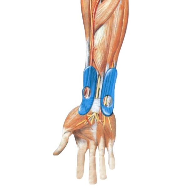 Orthèse ManuTrain titane pour soulager des douleurs et stabiliser le poignet gauche